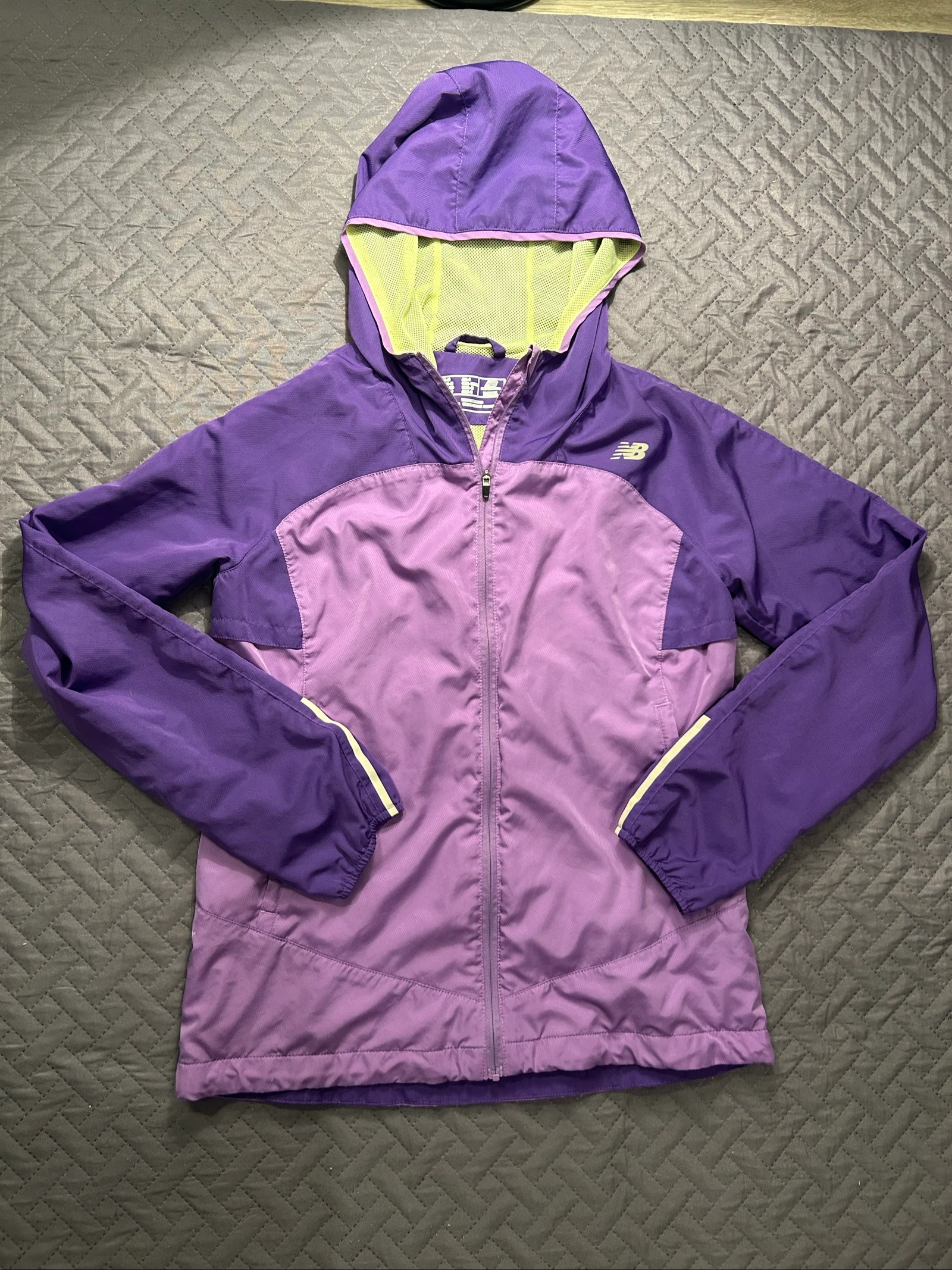 NewBalance blue and yellow running jacket XS women – photo 2